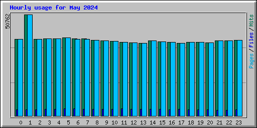 Hourly usage for May 2024